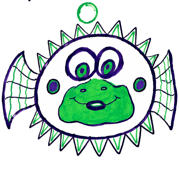 Finn the Pufferfish artwork